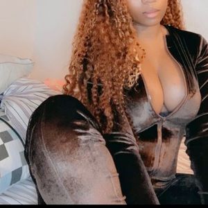 Brown velour jumpsuit